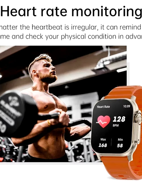 Load image into Gallery viewer, Smart Watch Bluetooth Talk Smartwatch Message Alert Heart Rate Monitor Sports Watch for Android IOS Men Women
